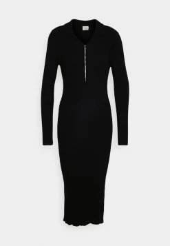 Abercrombie & Fitch HOOK AND EYE MIDI - Jumper Dress - Black Beauty -Abercrombie & Fitch Shop 6bb65efd15d4407a8cc929246dd46db9
