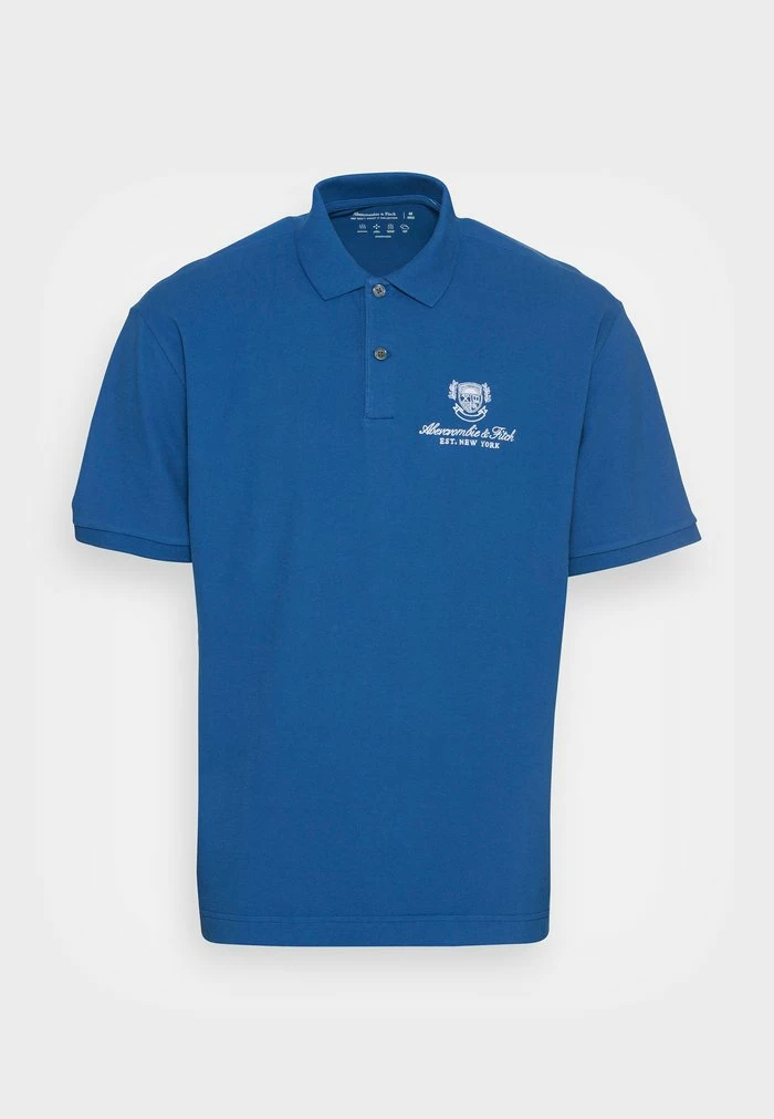 Abercrombie & Fitch Polo Shirt - Blue 4 Abercrombie & Fitch Polo Shirt - Blue - Image 4