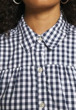 Abercrombie & Fitch SHIRTDRESS - Shirt Dress - Blue -Abercrombie & Fitch Shop 6be4ba6b276b44669c9f90759ee4f2b1