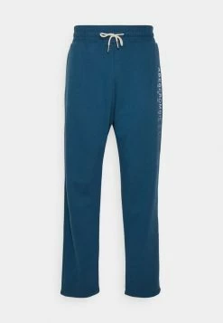 Abercrombie & Fitch LARGE SCALE STRAIGHT LEG - Tracksuit Bottoms - Mallard Blue -Abercrombie & Fitch Shop 6cfb4cc1b1e94509a4e61806cce94815