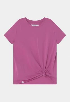 Abercrombie & Fitch JAN TIE FRONT ESSENTIAL SOLID - Print T-shirt - Pink