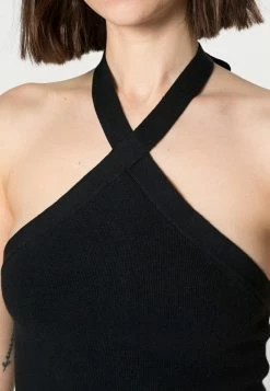 Abercrombie & Fitch TWIST HALTER BODYSUIT - Top - Black -Abercrombie & Fitch Shop 6f035cf79a7a49c8a096c1c424589834