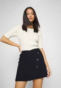 Abercrombie & Fitch SUITING WRAP SKIRT - Wrap Skirt - Black Beauty -Abercrombie & Fitch Shop 7039d5b323a2424683ef4e39f92d125d