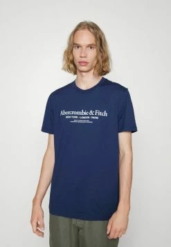 Abercrombie & Fitch LOGO 3 PACK - Print T-shirt - Navy/white/black -Abercrombie & Fitch Shop 722360374f8d485384cbb4e3975ac5f8
