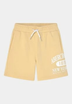 Abercrombie & Fitch MAR OVERT LOGO ABOVE THE KNEE - Shorts - Yellow