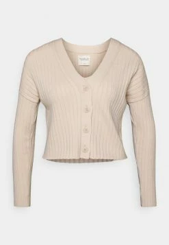 Abercrombie & Fitch LOUNGE TWIN 2-IN-1 - Cardigan - Cream -Abercrombie & Fitch Shop 72920c5652ba43aab84426f357b7afbd