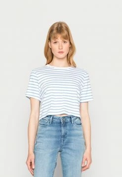 Abercrombie & Fitch EASY SKIMMING TEE - Print T-shirt - Grey