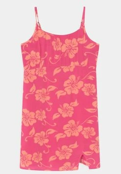 Abercrombie & Fitch HALTER MINI DRESS - Day Dress - Pink Hibiscus