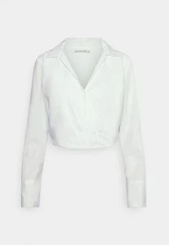 Abercrombie & Fitch WRAP FASHION SHIRT - Blouse - White 8 Abercrombie & Fitch WRAP FASHION SHIRT - Blouse - White -Abercrombie & Fitch Shop 7561a819799f420895647561e1710e2e