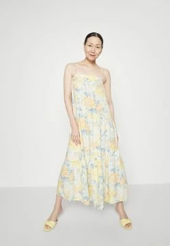 Abercrombie & Fitch CHASE TIERED - Maxi Dress - White