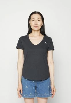 Abercrombie & Fitch WHOLESALE VNECK 5 PACK - Basic T-shirt - Green/pink/white/black/tan -Abercrombie & Fitch Shop 79d68814c8fe449f8d8802e222032351