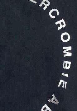 Abercrombie & Fitch CIRCLE FOIL GRAPHIC - Print T-shirt - Navy -Abercrombie & Fitch Shop 7a102b43694c4f609326db739fbed0da