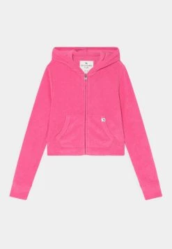 Abercrombie & Fitch MAY - Zip-up Sweatshirt - Pink