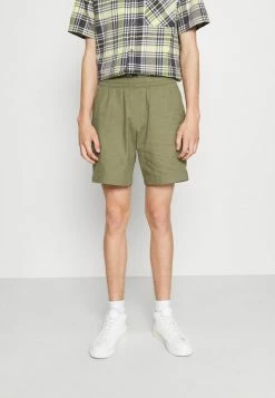 Abercrombie & Fitch IN STRETCH PULL ON - Shorts - Deep Lichen Green Olive