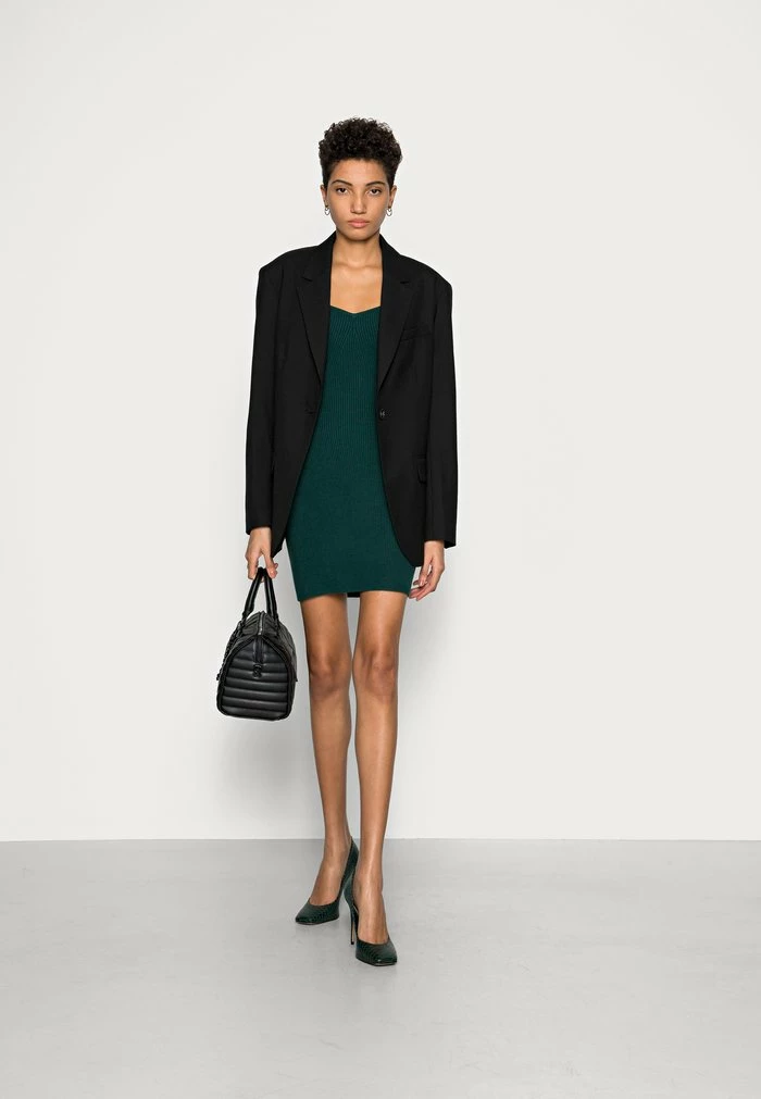 Abercrombie & Fitch PARTY PORTRAIT NECK - Jumper Dress - Green 2 Abercrombie & Fitch PARTY PORTRAIT NECK - Jumper Dress - Green - Image 2