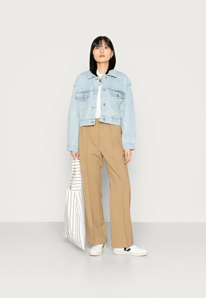 Abercrombie & Fitch JACKET - Denim Jacket - Light Marble 2 Abercrombie & Fitch JACKET - Denim Jacket - Light Marble - Image 2