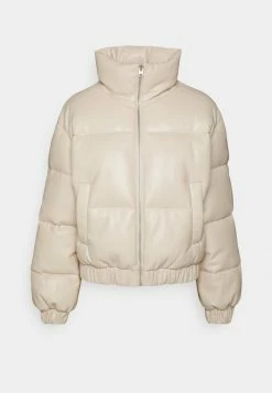 Abercrombie & Fitch CINCHED CUFF MINI PUFF - Winter Jacket - Grey Morn -Abercrombie & Fitch Shop 7daa6611d8df4409b4e5b438a1108f51