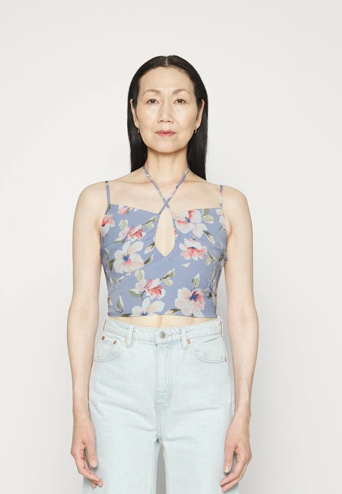 Abercrombie & Fitch BARE - Top - Blue 6 Abercrombie & Fitch BARE - Top - Blue - Image 6