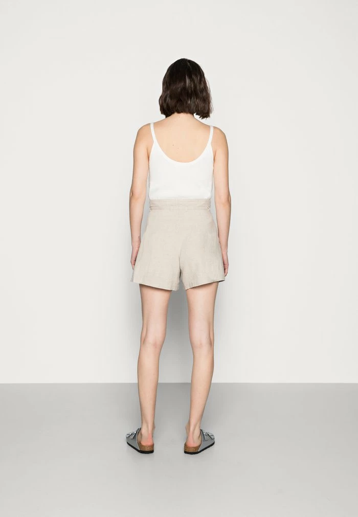 Abercrombie & Fitch EMEA BELTED SHORT - Shorts - Flax 3 Abercrombie & Fitch EMEA BELTED SHORT - Shorts - Flax - Image 3