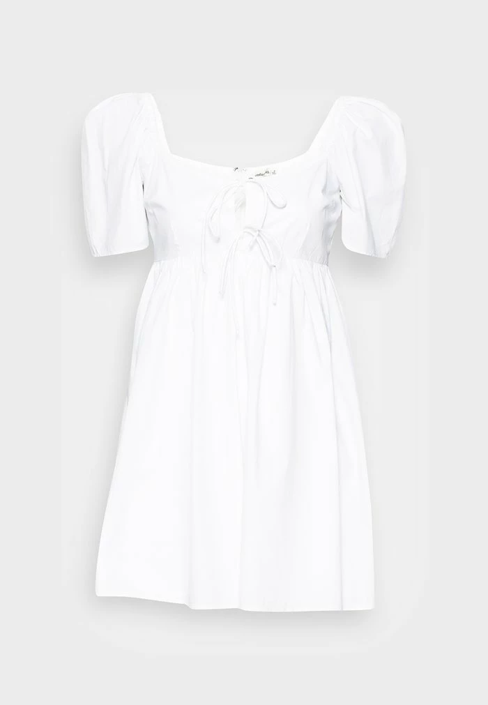 Abercrombie & Fitch KEYHOLE BABYDOLL - Day Dress - White 4 Abercrombie & Fitch KEYHOLE BABYDOLL - Day Dress - White - Image 4