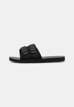 Abercrombie & Fitch GORP SLIDE - Mules - Black