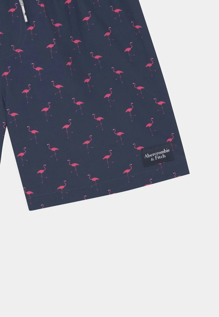 Abercrombie & Fitch FLAMINGO PRINT - Swimming Shorts - Dark Blue 3 Abercrombie & Fitch FLAMINGO PRINT - Swimming Shorts - Dark Blue - Image 3
