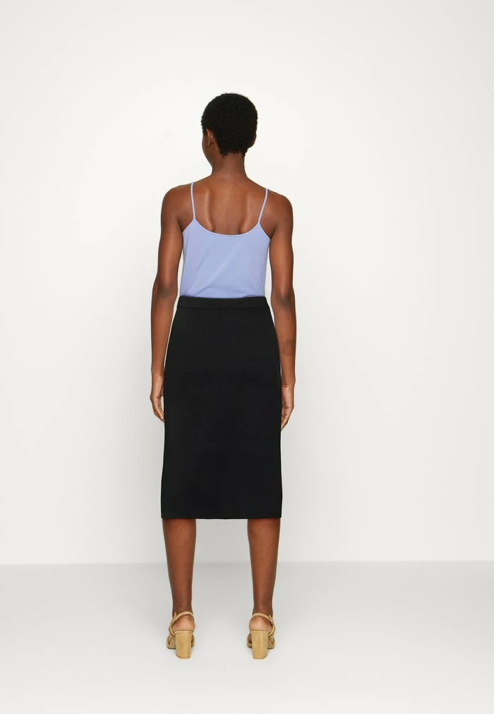 Abercrombie & Fitch CHASE MIDI - A-line Skirt - Black 3 Abercrombie & Fitch CHASE MIDI - A-line Skirt - Black - Image 3