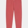 Abercrombie & Fitch EASY FIT ICON - Tracksuit Bottoms - Red