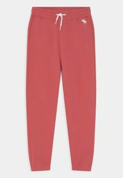 Abercrombie & Fitch EASY FIT ICON - Tracksuit Bottoms - Red