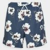 Abercrombie & Fitch RELAXED PULL ON - Swimming Shorts - Navy