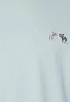 Abercrombie & Fitch KISSING MOOSE ICON - Basic T-shirt - Sterling Blue -Abercrombie & Fitch Shop 841d3a008d8940e1be836991d79481fa