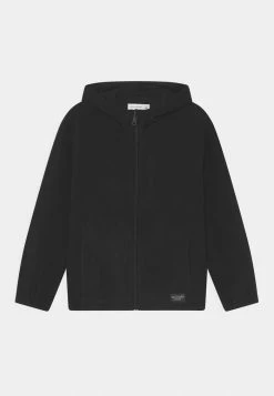 Abercrombie & Fitch POLAR - Fleece Jacket - Black