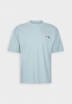 Abercrombie & Fitch KISSING MOOSE ICON - Basic T-shirt - Sterling Blue -Abercrombie & Fitch Shop 85ee0b95d4984cd9b1f6c74494344794