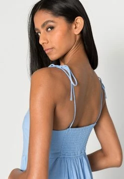 Abercrombie & Fitch TIE STRAP TRAPEZE MINI DRESS - Day Dress - Blue Wave Print -Abercrombie & Fitch Shop 865c018d468a40aeb467477250521d4b