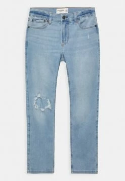 Abercrombie & Fitch STRAIGHT LIGHT CLEAN - Straight Leg Jeans - Light