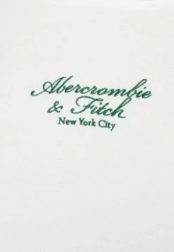 Abercrombie & Fitch LOGO VINTAGE WEDGE - Sweatshirt - Cloud Dancer -Abercrombie & Fitch Shop 889592fed7ba4b26b1c408fd9156cc96