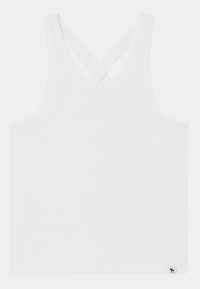 Abercrombie & Fitch COCONUT GIRL HALTER TANK SOLID - Top - White 1 Abercrombie & Fitch COCONUT GIRL HALTER TANK SOLID - Top - White