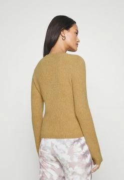 Abercrombie & Fitch SLIM CREW - Jumper - Brown Heather -Abercrombie & Fitch Shop 89cd51c5ef4d4410b9e46a9758d6b250