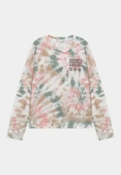 Abercrombie & Fitch TRANSITIONAL TEE PATTERN - Long Sleeved Top - Beige