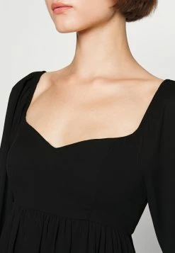 Abercrombie & Fitch LONG SLEEVE BABYDOLL SHORT DRESS - Cocktail Dress / Party Dress - Black -Abercrombie & Fitch Shop 8ae19220475347639f61d246140ecd19