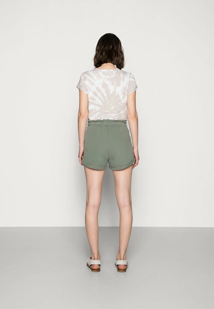 Abercrombie & Fitch PAPERBAG SHORT AGAVE - Shorts - Green Paperbag 3 Abercrombie & Fitch PAPERBAG SHORT AGAVE - Shorts - Green Paperbag - Image 3