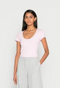 Abercrombie & Fitch Basic T-shirt - Lilac