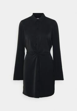 Abercrombie & Fitch SHIRTDRESS - Cocktail Dress / Party Dress - Black -Abercrombie & Fitch Shop 8b494f371fd54d44b1b91d86a02e3a66