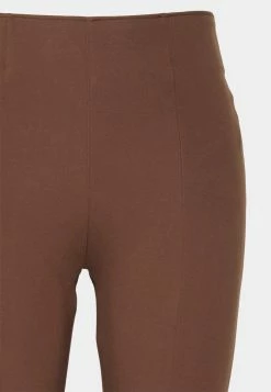 Abercrombie & Fitch PONTE SIDE SLIT FLARE - Trousers - Brown -Abercrombie & Fitch Shop 8b82b3336c1746638081548dc8d4f600