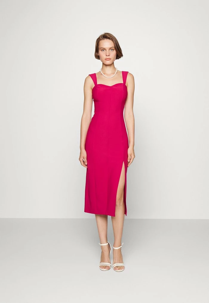 Abercrombie & Fitch WIDE STRAP CORSET MIDI DRESS - Cocktail Dress / Party Dress - Granta 2 Abercrombie & Fitch WIDE STRAP CORSET MIDI DRESS - Cocktail Dress / Party Dress - Granta - Image 2
