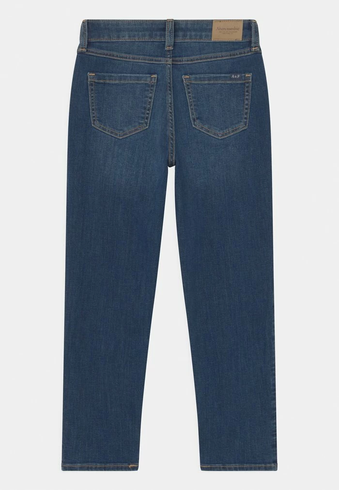 Abercrombie & Fitch Straight Leg Jeans - Dark Shred 2 Abercrombie & Fitch Straight Leg Jeans - Dark Shred - Image 2
