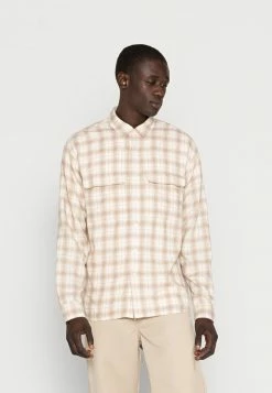 Abercrombie & Fitch PREP SHIRT - Shirt - Yellow Check