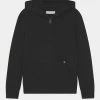 Abercrombie & Fitch ESSENTIAL SOLID - Zip-up Sweatshirt - Black