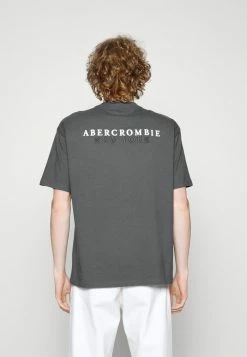 Abercrombie & Fitch TREND LOGO - Print T-shirt - Grey -Abercrombie & Fitch Shop 8f1cfc0f2e724f9d9b49b39cba0a6af3