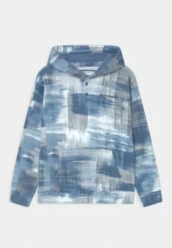 Abercrombie & Fitch JAN EASY FIT SNAP FRONT - Sweatshirt - Blue